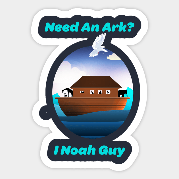 need an ark i noah guy Sticker by denissmartin2020